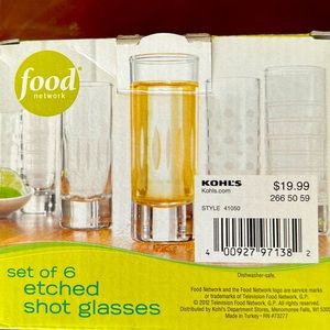 Set of 6 shot glasses